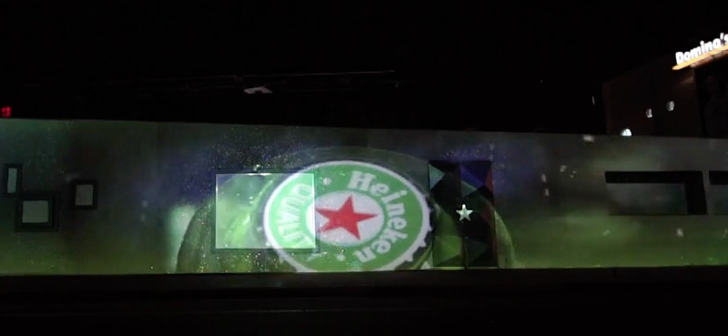 Heineken Projection Mapping Tzar Nightclub Trinidad Edited.